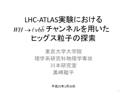 PowerPoint - 東京大学素粒子物理国際研究センター