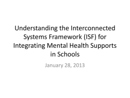 PBIS PG-Interconnected Systems Framework