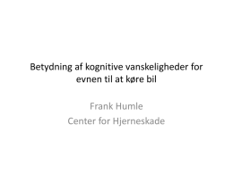 v/ neuropsykolog Frank Humle