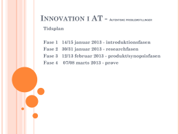 Innovation i AT - almenstudieforberedelse.dk