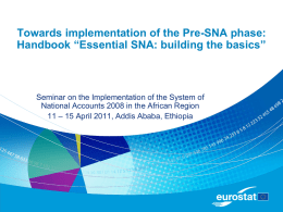 Essential SNA - United Nations Statistics Division