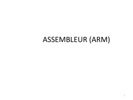 ASSEMBLEUR (ARM)
