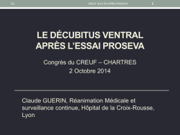 Claude GUERIN &ndash; Le d&eacute;cubitus ventral apr&egrave;s l`&eacute;tude