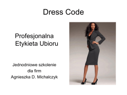 Dress Code - Klub Integracji Europejskiej