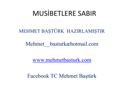 Sabır - Mehmet Baştürk