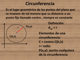 G analitica 20 circunferencia