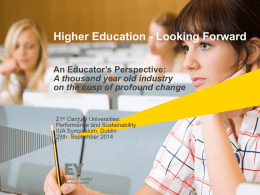 Paper of Stephanie Fahey Ernst & Young Australia – Higher Education