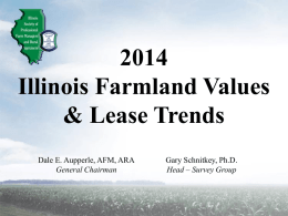 2014 Illinois Farmland Values & Lease Trends