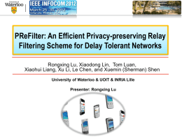 PReFilter: An Efficient Privacy-preserving Relay Filtering Scheme for