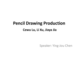 Pencil Drawing Production", Cewu Lu, Li Xu, Jiaya Jia