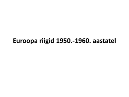 Euroopa riigid 1950.-1960. aastatel Inglismaa