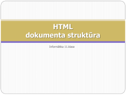HTML valoda