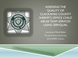 Research problem - Portland State University