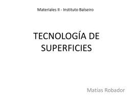 Diapositiva 1 - Instituto Balseiro