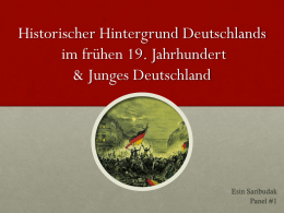 Der historische Hintergrund Deutschlands im 19. Jahrhundert und
