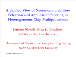 A Unified View of Non-monotonic Core Selection and Application