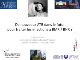 S1-23- Xavier LESCURE &ndash; De nouveaux antibiotiques