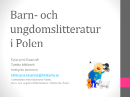 Barn- och ungdomslitteratur i Polen