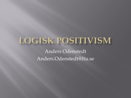 Logisk positivism