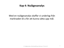 K4 Nulagesanalys