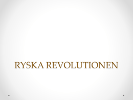 RYSKA REVOLUTIONEN