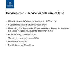 Servicecenter GU (SV) 2015 - GUL