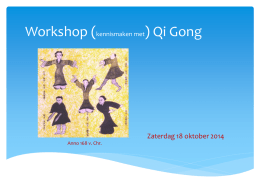 Workshop (kennismaken met) Qi Gong