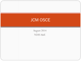 JCM OSCE