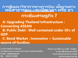 Public Debt - ThaiPublica