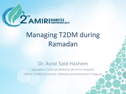 - 2nd Amiri Diabetes Conference 2014
