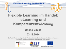 Flexible Learning im Handel II