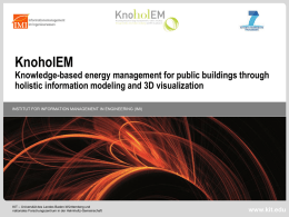 KnoholEM. Knowledge-based energy management for public