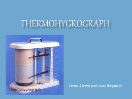 Was ist ein Thermohygrograph? (Laura)