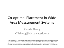 Co-optimal Placement in Wide Area Measurement Systems