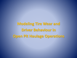 Simulating Drivers and Tire Wear Rates