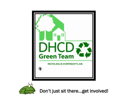 DHCD presentation - Maryland Department of the Environment