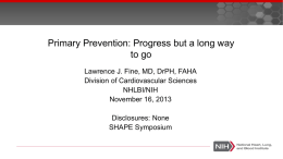 slides - Society for Heart Attack Prevention and Eradication