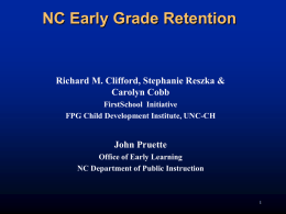 Early Grade Retention Powerpoint