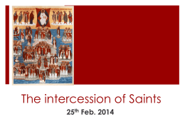 intercession of saints