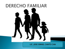 Derecho Familiar - José Ismael Canto