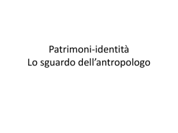 Lezione 7 Processi di patrimonializzazione