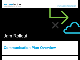 Communication Plan Presentation