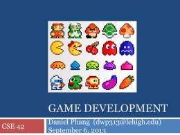 Game Development - Computer Science & Engineering