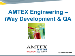 Amtex iWay - Amtex Systems