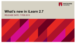 What`s new in iLearn 2.7