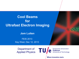 Cool Beams for Ultrafast Electron Imaging