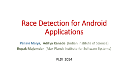 PPT - Indian Institute of Science