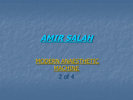 Anesthesia Machine Amir Salah 2 of 4