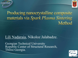 Producing nanocrystalline composite materials via spark plasma