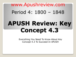 APUSH-Review-Key-Concept-4.3